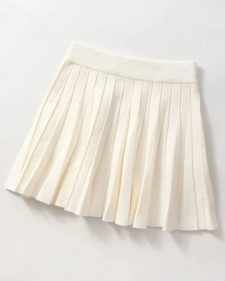 Jupe Tricotée Femme au-dessus du Genou avec Style Moderne – Jupe Camille