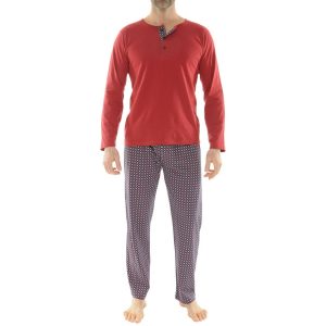 PYJAMA HOMME ROUGE – CHRISTIAN CANE