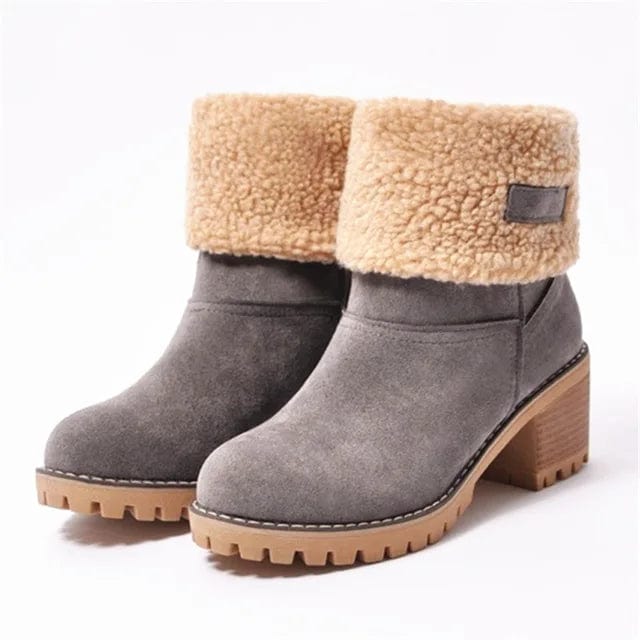 Bottes mi-hautes en laine – Confort et style – Volmena