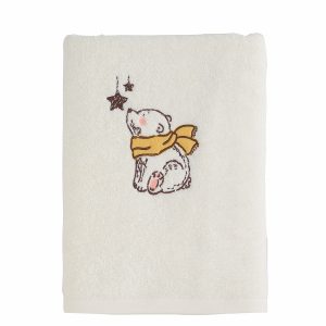 SERVIETTE EPONGE OURS POLAIRE – SENSEI
