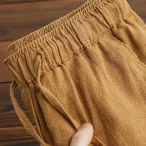 Pantalon Droit Homme Lin & Coton Style Old Money - Pantalon Clément