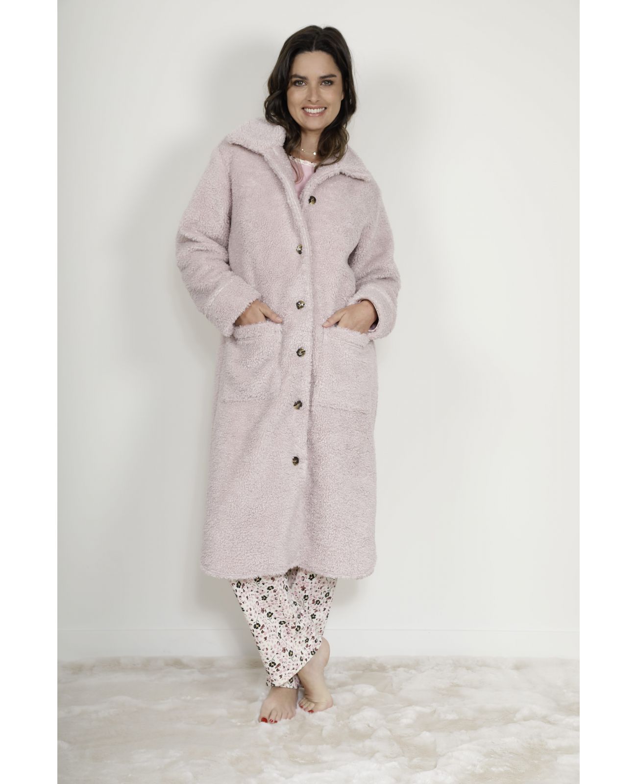 ROBE DE CHAMBRE BOUTONNEE PAVELLE – CHRISTIAN CANE