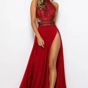 Robe de soirée femme Longue Rouge