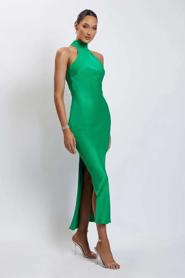 Robe de soirée femme Verte