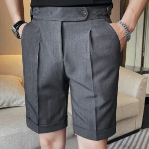 Short Homme Élégant Type Costume - Short Gaël