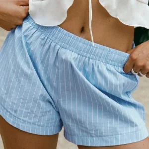 Short Femme Élastique en Coton Confortable - Short Mathilde